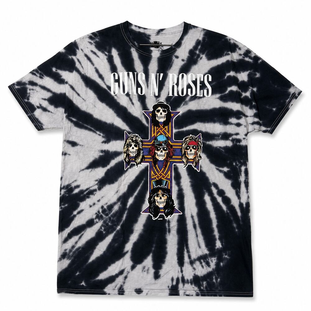 Guns N' Roses Appetite For Destruction Tie Dye Graphic T-Shirt Men's L